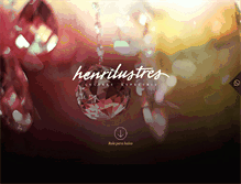 Tablet Screenshot of henrilustres.com.br